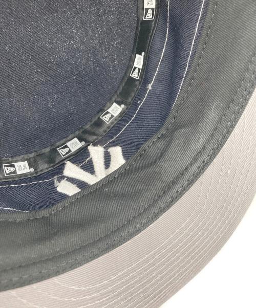New Era（ニューエラ）New Era (ニューエラ) BEAMS (ビームス) PILLBOX CAP ネイビーの古着・服飾アイテム