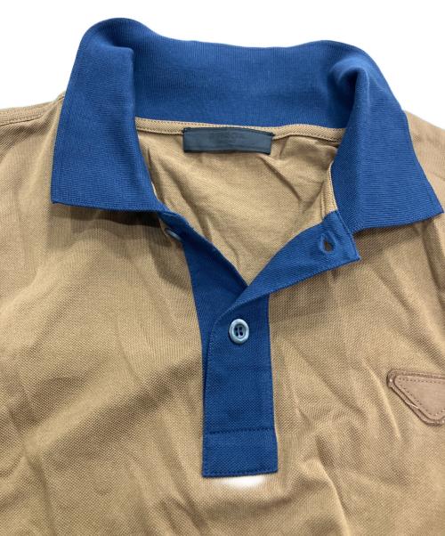PRADA（プラダ）PRADA (プラダ) ポロシャツ ベージュ サイズ:Sの古着・服飾アイテム