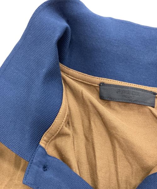 PRADA（プラダ）PRADA (プラダ) ポロシャツ ベージュ サイズ:Sの古着・服飾アイテム
