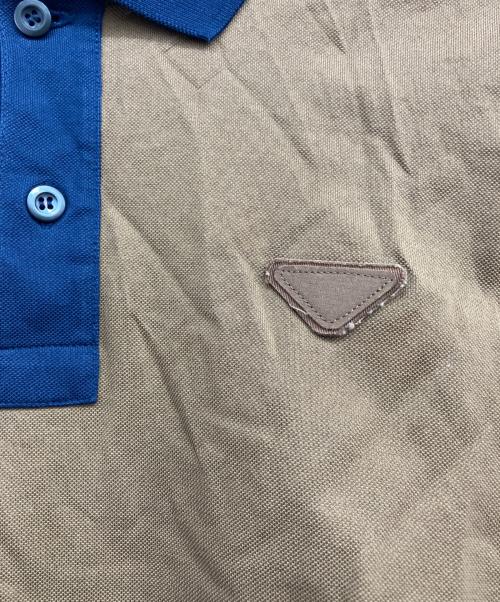 PRADA（プラダ）PRADA (プラダ) ポロシャツ ベージュ サイズ:Sの古着・服飾アイテム