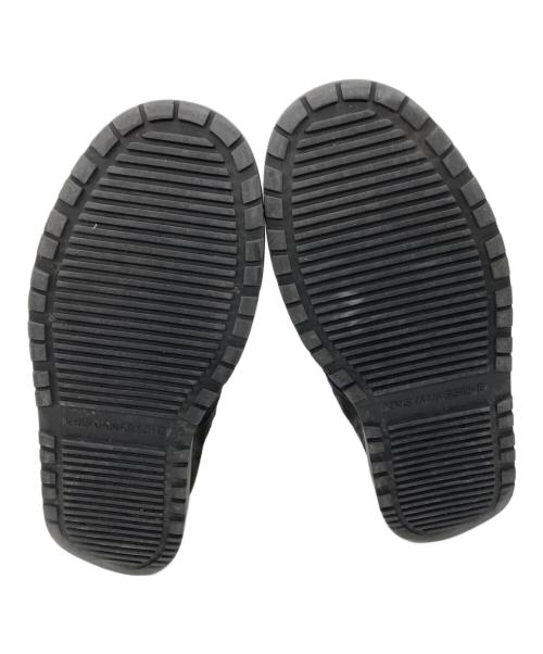 KRIS VAN ASSCHE（クリス ヴァン アッシュ）KRIS VAN ASSCHE (クリス ヴァン アッシュ) レザーハイカットスニーカー ブラック サイズ:40の古着・服飾アイテム