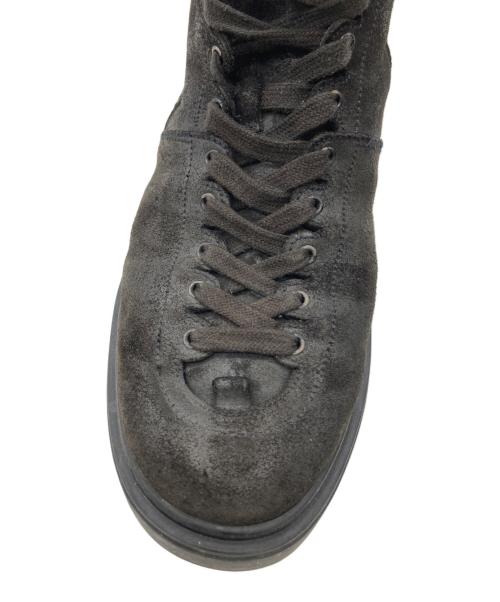 KRIS VAN ASSCHE（クリス ヴァン アッシュ）KRIS VAN ASSCHE (クリス ヴァン アッシュ) レザーハイカットスニーカー ブラック サイズ:40の古着・服飾アイテム