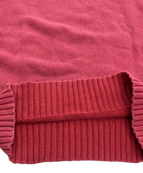 POLO RALPH LAUREN（ポロ・ラルフローレン）POLO RALPH LAUREN (ポロ・ラルフローレン) 半袖コットンニット レッド サイズ:Ｍの古着・服飾アイテム