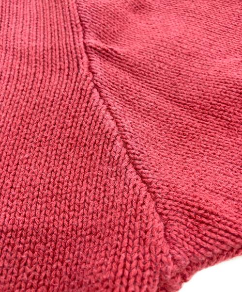 POLO RALPH LAUREN（ポロ・ラルフローレン）POLO RALPH LAUREN (ポロ・ラルフローレン) 半袖コットンニット レッド サイズ:Ｍの古着・服飾アイテム