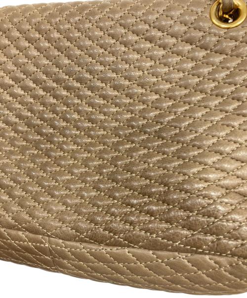 BALLY（バリー）BALLY (バリー) チェーンキルティングショルダーバッグ ベージュの古着・服飾アイテム