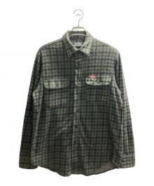 Hysteric Glamour（ヒステリックグラマー）の古着「THE HYSTERIC WOMAN ワークシャツ」｜グリーン