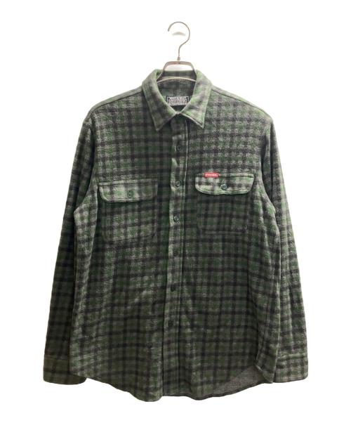 Hysteric Glamour（ヒステリックグラマー）Hysteric Glamour (ヒステリックグラマー) THE HYSTERIC WOMAN ワークシャツ グリーン サイズ:Ⅿの古着・服飾アイテム
