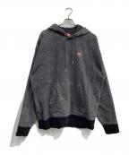 DIESELディーゼル）の古着「ウォッシュド加工 プルオーバー パーカー」｜グレー