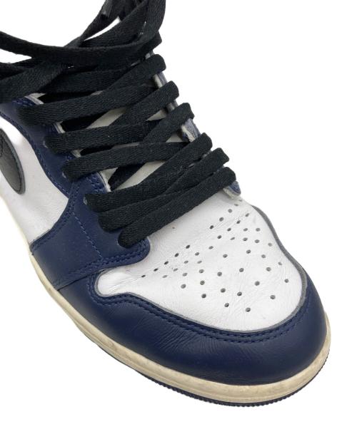 NIKE（ナイキ）NIKE (ナイキ) Air Jordan 1 Retro High OG  ネイビー サイズ:27.5の古着・服飾アイテム
