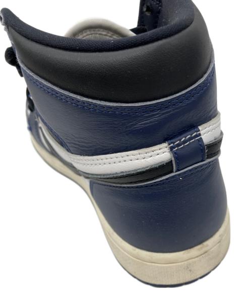 NIKE（ナイキ）NIKE (ナイキ) Air Jordan 1 Retro High OG  ネイビー サイズ:27.5の古着・服飾アイテム