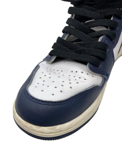 NIKE（ナイキ）NIKE (ナイキ) Air Jordan 1 Retro High OG  ネイビー サイズ:27.5の古着・服飾アイテム