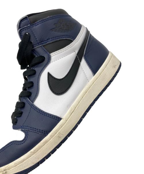NIKE（ナイキ）NIKE (ナイキ) Air Jordan 1 Retro High OG  ネイビー サイズ:27.5の古着・服飾アイテム