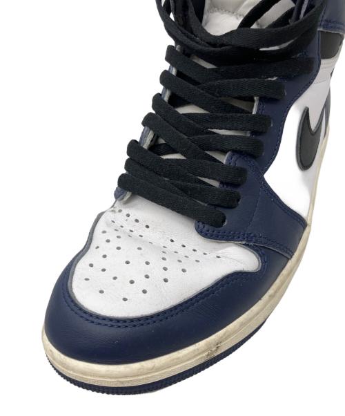 NIKE（ナイキ）NIKE (ナイキ) Air Jordan 1 Retro High OG  ネイビー サイズ:27.5の古着・服飾アイテム