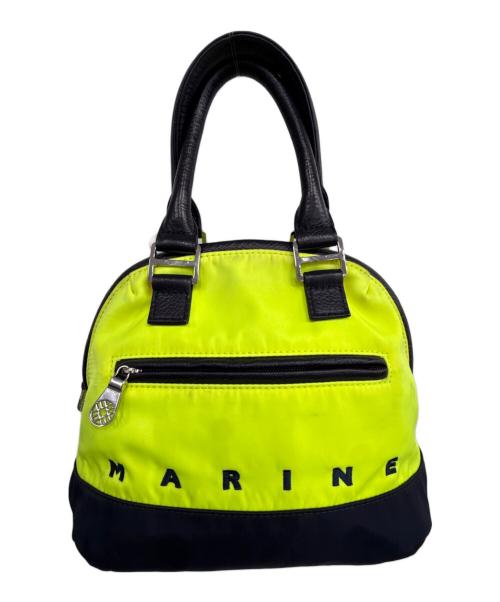 muta MARINE（ムータマリン）muta MARINE (ムータマリン) バイカラーナイロンバッグ イエローの古着・服飾アイテム