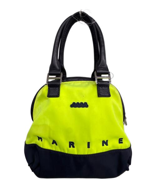 muta MARINE（ムータマリン）muta MARINE (ムータマリン) バイカラーナイロンバッグ イエローの古着・服飾アイテム