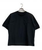MARGARET HOWELL×MIZUNOマーガレットハウエル×ミズノ）の古着「ウォーターリパレントTシャツ」｜ブラック