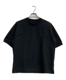 MARGARET HOWELL×MIZUNO（マーガレットハウエル×ミズノ）の古着「ウォーターリパレントTシャツ」｜ブラック