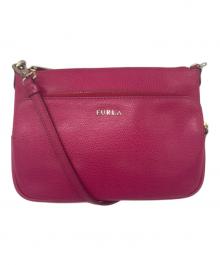 FURLA（フルラ）の古着「ショルダーバッグ」｜ピンク