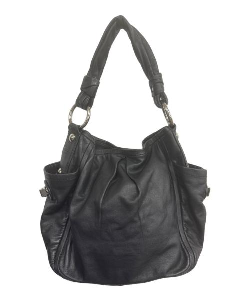 COACH（コーチ）COACH (コーチ) ワンハンドルレザーバッグ ブラックの古着・服飾アイテム