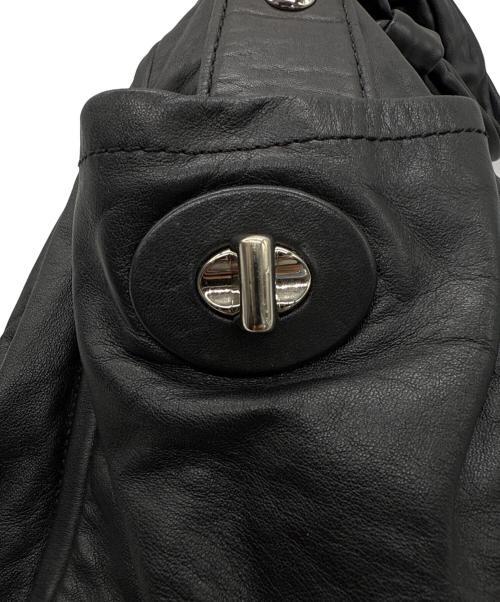 COACH（コーチ）COACH (コーチ) ワンハンドルレザーバッグ ブラックの古着・服飾アイテム