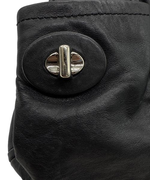 COACH（コーチ）COACH (コーチ) ワンハンドルレザーバッグ ブラックの古着・服飾アイテム