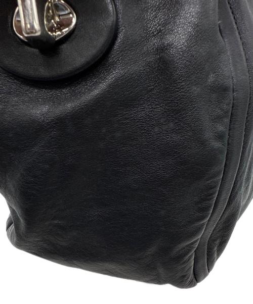 COACH（コーチ）COACH (コーチ) ワンハンドルレザーバッグ ブラックの古着・服飾アイテム