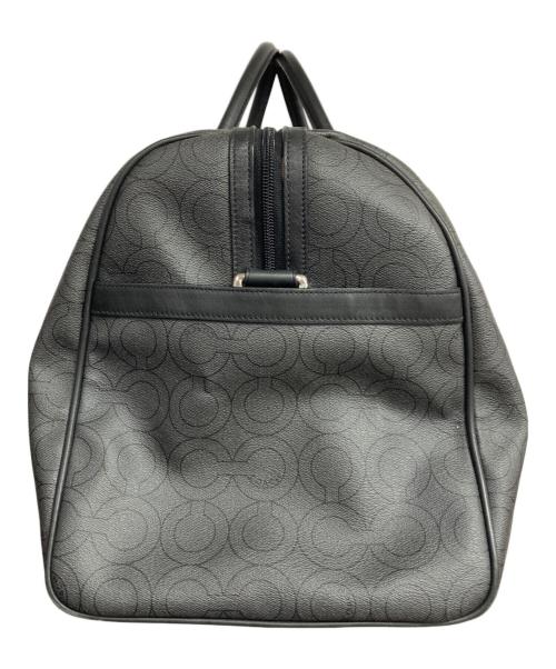 COACH（コーチ）COACH (コーチ) 総柄ボストンバッグ ブラックの古着・服飾アイテム
