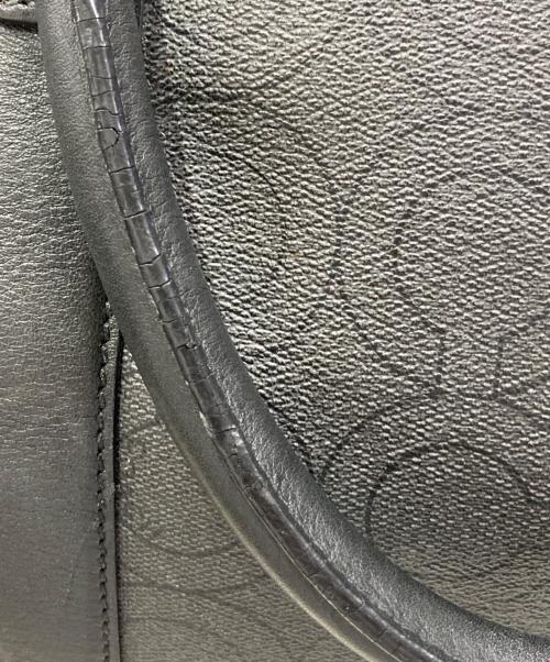 COACH（コーチ）COACH (コーチ) 総柄ボストンバッグ ブラックの古着・服飾アイテム