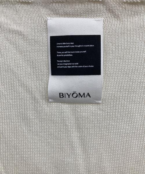 BIYOMA（ビヨーマ）BIYOMA (ビヨーマ) カルーアラテ長袖 ニット ホワイト サイズ:Lの古着・服飾アイテム