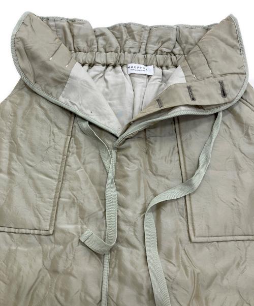MACPHEE（マカフィー）MACPHEE (マカフィー) キルティング Iラインロングスカート カーキ サイズ:Sの古着・服飾アイテム