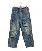 SUPREMEシュプリーム）の古着「zip-off utility pant」｜ブルー