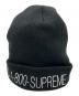 Supreme（シュプリーム）の古着「1-800 beanie」｜ブラック