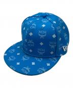 MCM×New Era×TISA PHENOMENONエムシーエム×ニューエラ×ティサフェノメノン）の古着「キャップ」｜ブルー