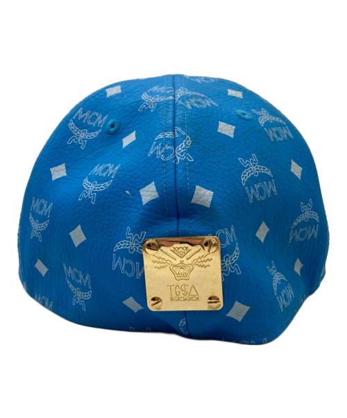MCM（エムシーエム）MCM (エムシーエム) New Era (ニューエラ) Tisa PHENOMENON (ティサフェノメノン) キャップ ブルーの古着・服飾アイテム