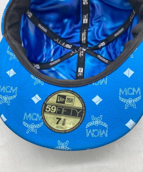 MCM（エムシーエム）MCM (エムシーエム) New Era (ニューエラ) Tisa PHENOMENON (ティサフェノメノン) キャップ ブルーの古着・服飾アイテム
