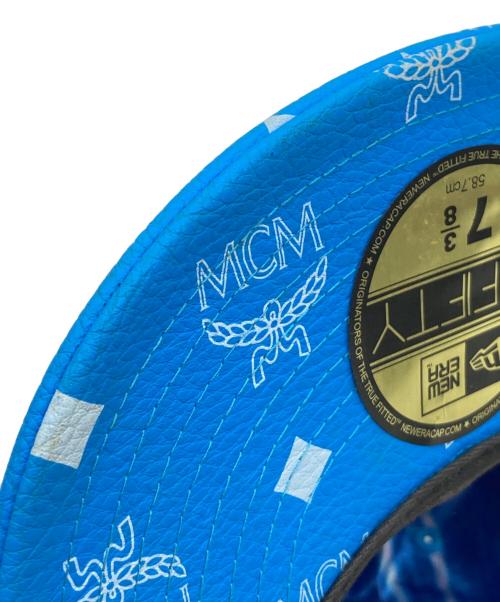 MCM（エムシーエム）MCM (エムシーエム) New Era (ニューエラ) Tisa PHENOMENON (ティサフェノメノン) キャップ ブルーの古着・服飾アイテム