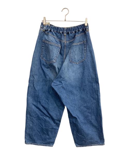 journal standard luxe（ジャーナルスタンダード ラックス）JOURNAL STANDARD LUXE (ジャーナルスタンダード ラックス) ハイウエストワイドレッグデニムパンツ ブルー サイズ:Sの古着・服飾アイテム