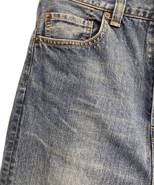journal standard luxe（ジャーナルスタンダード ラックス）JOURNAL STANDARD LUXE (ジャーナルスタンダード ラックス) ハイウエストワイドレッグデニムパンツ ブルー サイズ:Sの古着・服飾アイテム
