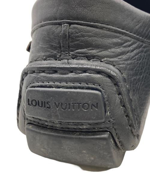 LOUIS VUITTON（ルイ ヴィトン）LOUIS VUITTON (ルイ ヴィトン) レザードライビングシューズ ブラック サイズ:9の古着・服飾アイテム