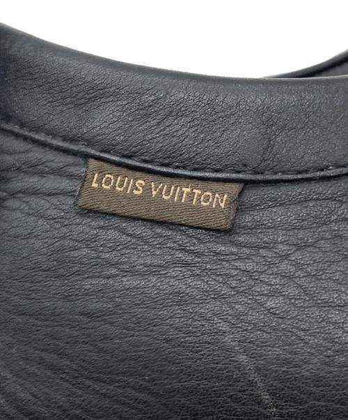 LOUIS VUITTON（ルイ ヴィトン）LOUIS VUITTON (ルイ ヴィトン) レザードライビングシューズ ブラック サイズ:9の古着・服飾アイテム