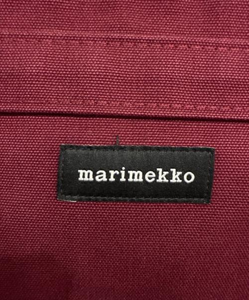 marimekko（マリメッコ）marimekko (マリメッコ) MAGNEETTILAUKKU ショルダーバッグ ボルドーの古着・服飾アイテム