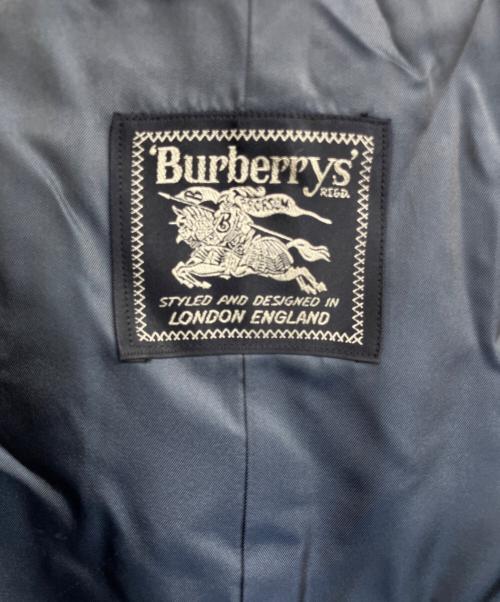 Burberry's（バーバリーズ）Burberry's (バーバリーズ) ステンカラーコート ネイビー サイズ:Lの古着・服飾アイテム