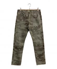 TRUE RELIGION（トゥルー レリジョン）の古着「GENO relaxed slim カモフラパンツ」｜カーキ