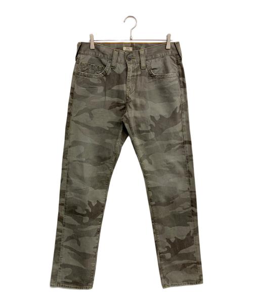 TRUE RELIGION（トゥルー レリジョン）TRUE RELIGION (トゥルー レリジョン) GENO relaxed slim カモフラパンツ カーキ サイズ:32の古着・服飾アイテム