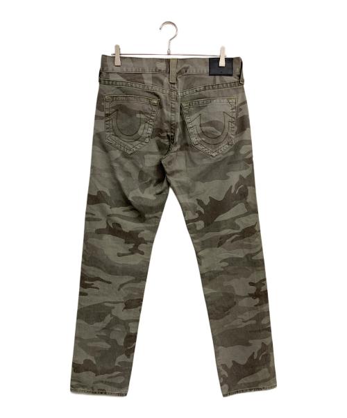 TRUE RELIGION（トゥルー レリジョン）TRUE RELIGION (トゥルー レリジョン) GENO relaxed slim カモフラパンツ カーキ サイズ:32の古着・服飾アイテム