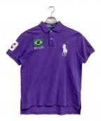 POLO RALPH LAURENポロ・ラルフローレン）の古着「BRAZILビッグポニーポロシャツ」｜パープル