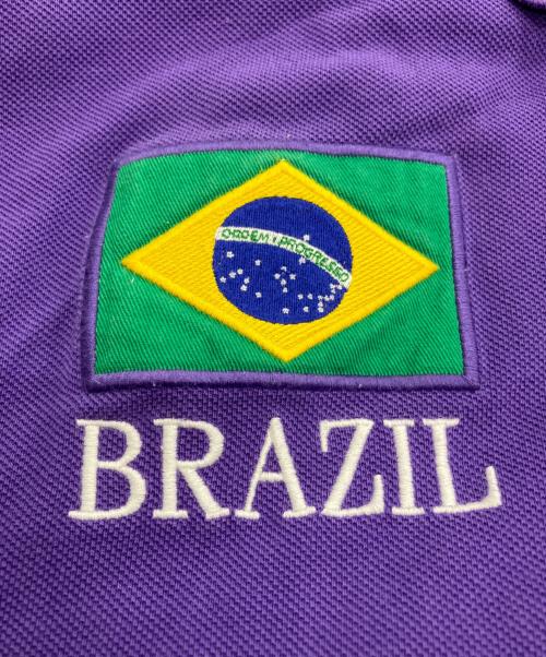 POLO RALPH LAUREN（ポロ・ラルフローレン）POLO RALPH LAUREN (ポロ・ラルフローレン) BRAZILビッグポニーポロシャツ パープル サイズ:Lの古着・服飾アイテム