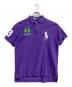 POLO RALPH LAUREN（ポロ・ラルフローレン）の古着「BRAZILビッグポニーポロシャツ」｜パープル