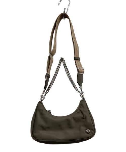 TORY BURCH（トリーバーチ）TORY BURCH (トリーバーチ) マーサー スモール クレセントバッグ カーキの古着・服飾アイテム