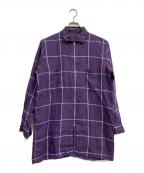 Y's for menワイズフォーメン）の古着「リネンジップシャツ」｜パープル